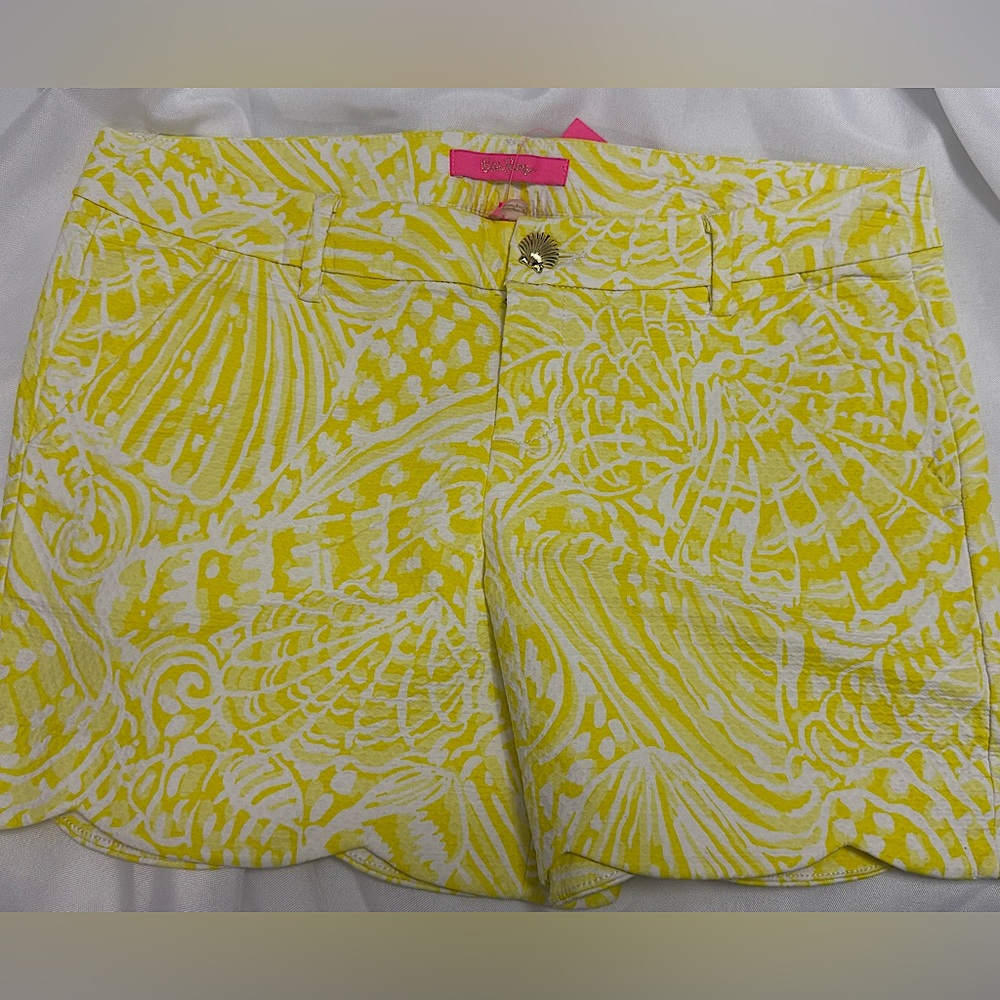 Lilly Pulitzer Palmita stretch shorts Lilly’s Lemon